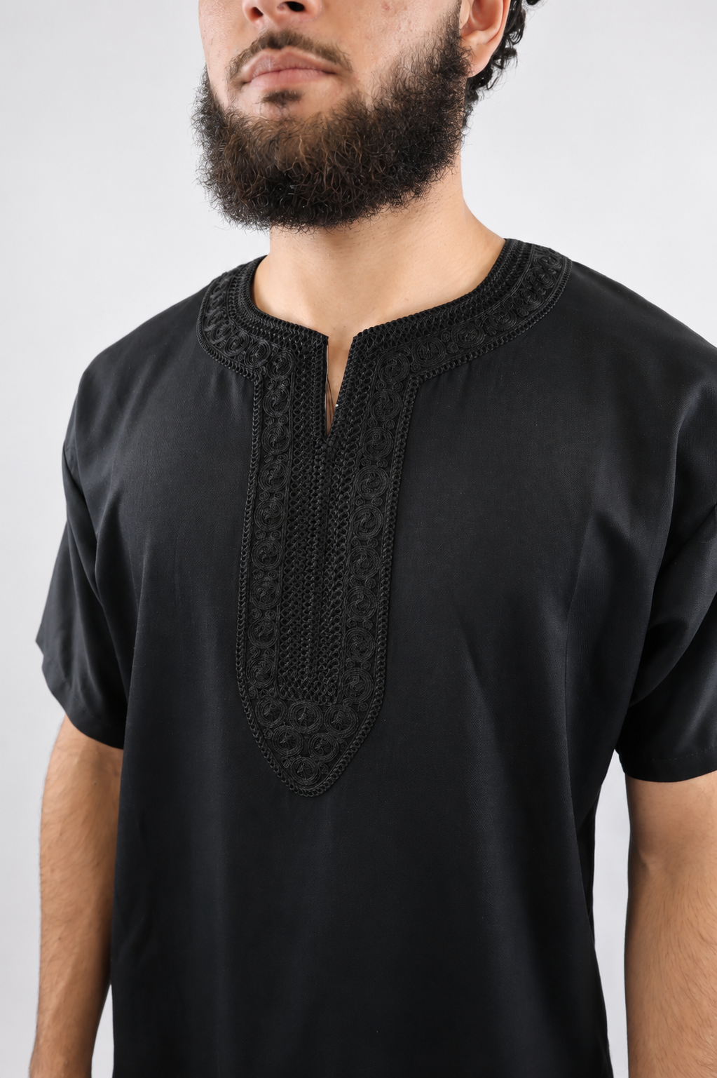 Zweiteiliges Tunika Set - Schwarz