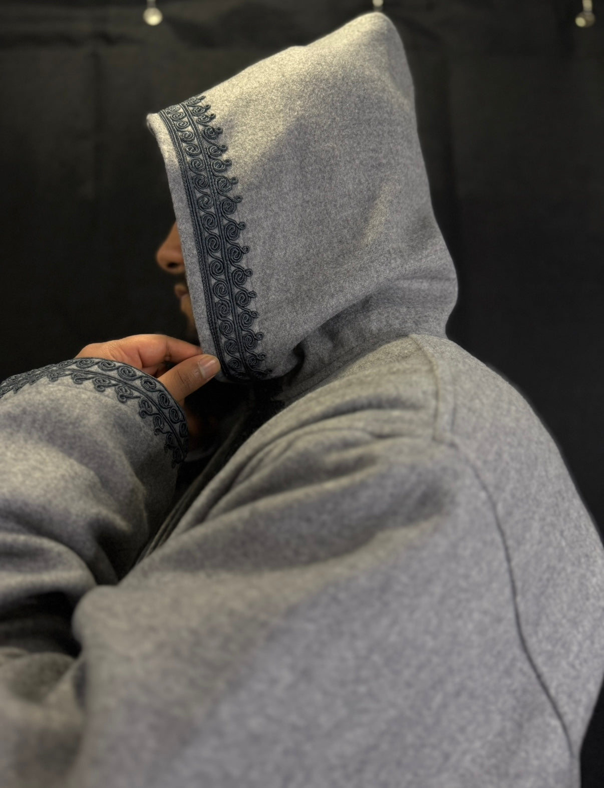 Marokkanische Djellaba |Grau