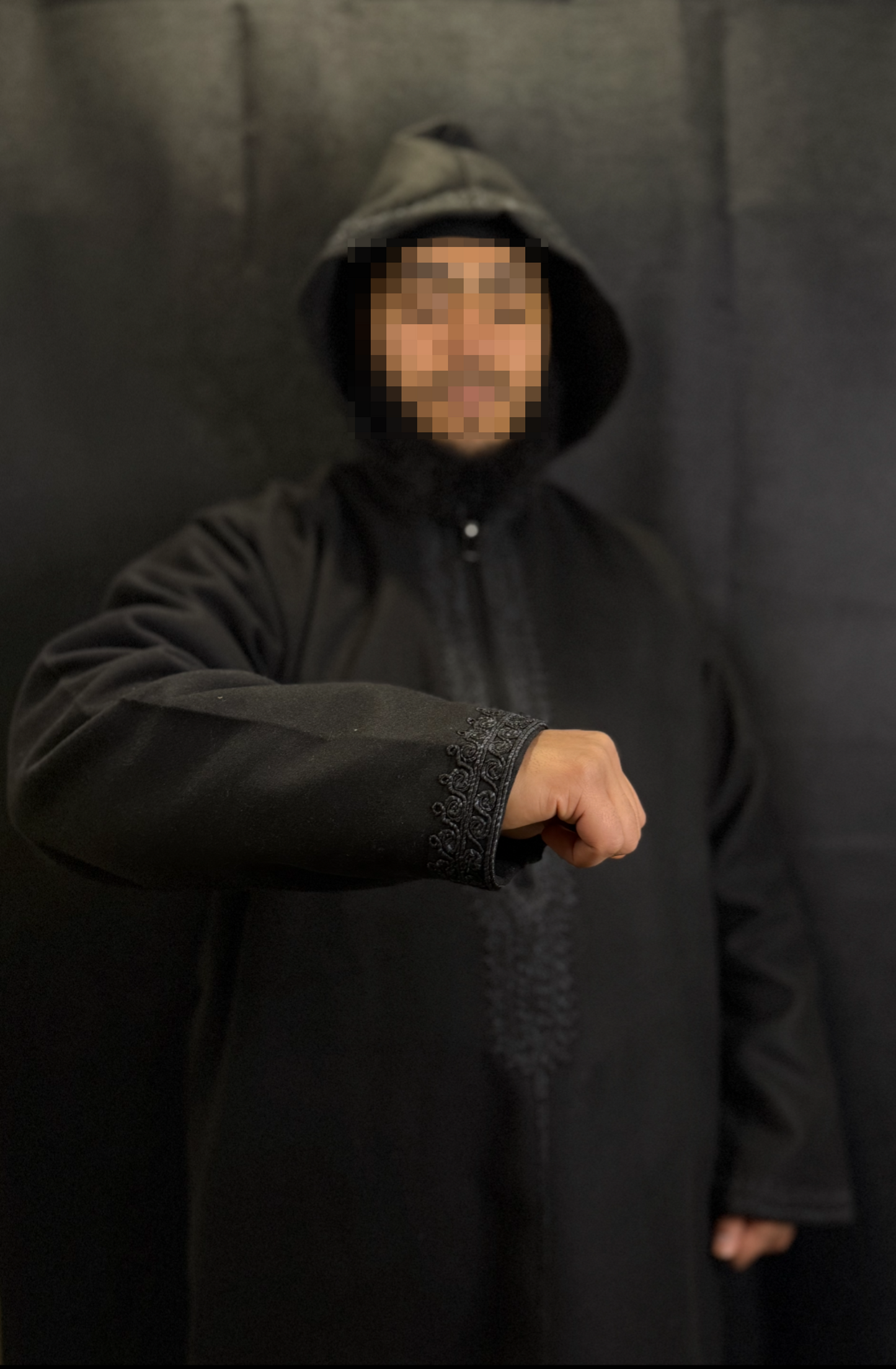 Marokkanische Djellaba |Schwarz