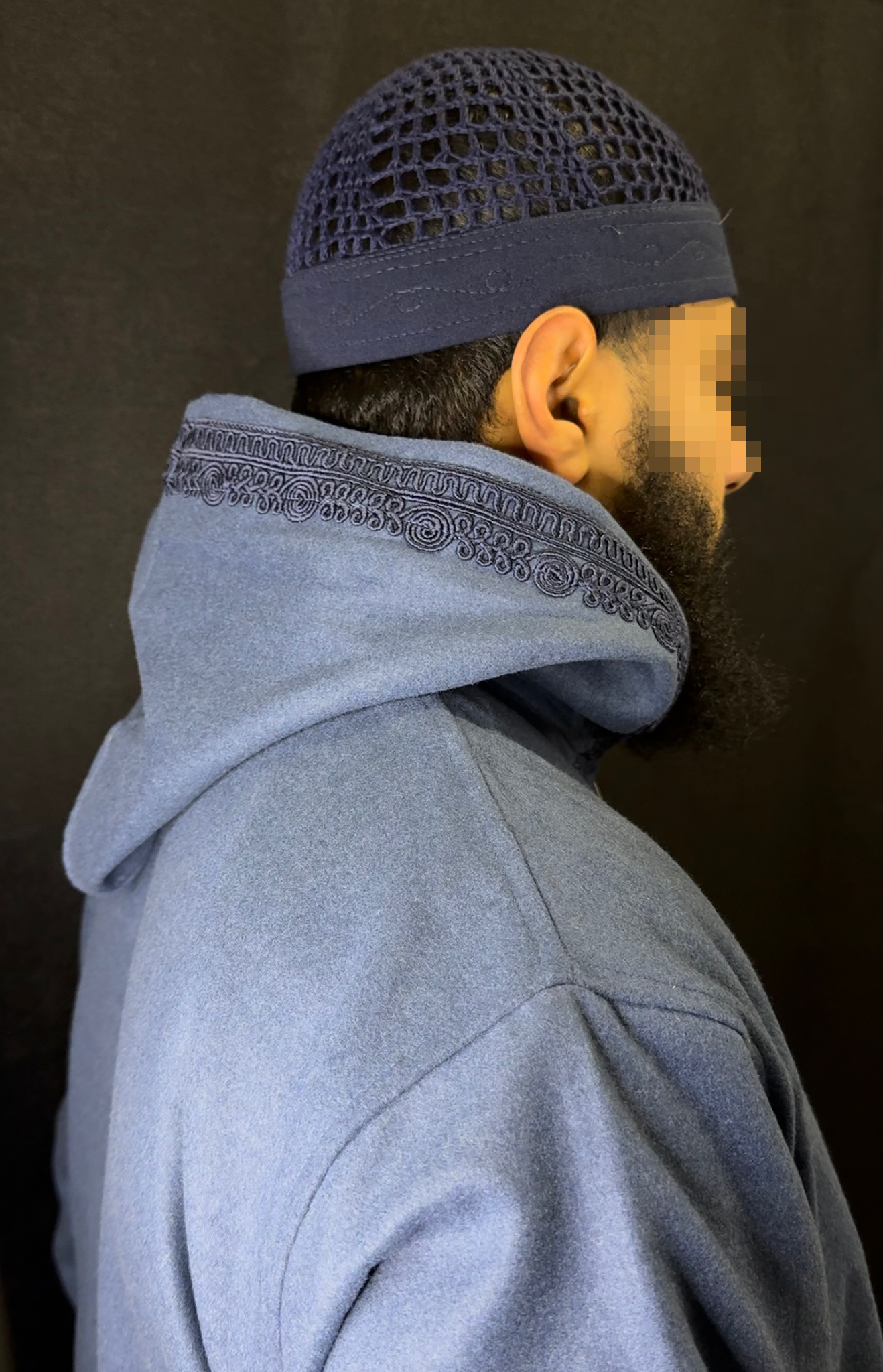 Marokkanische Djellaba | Blau