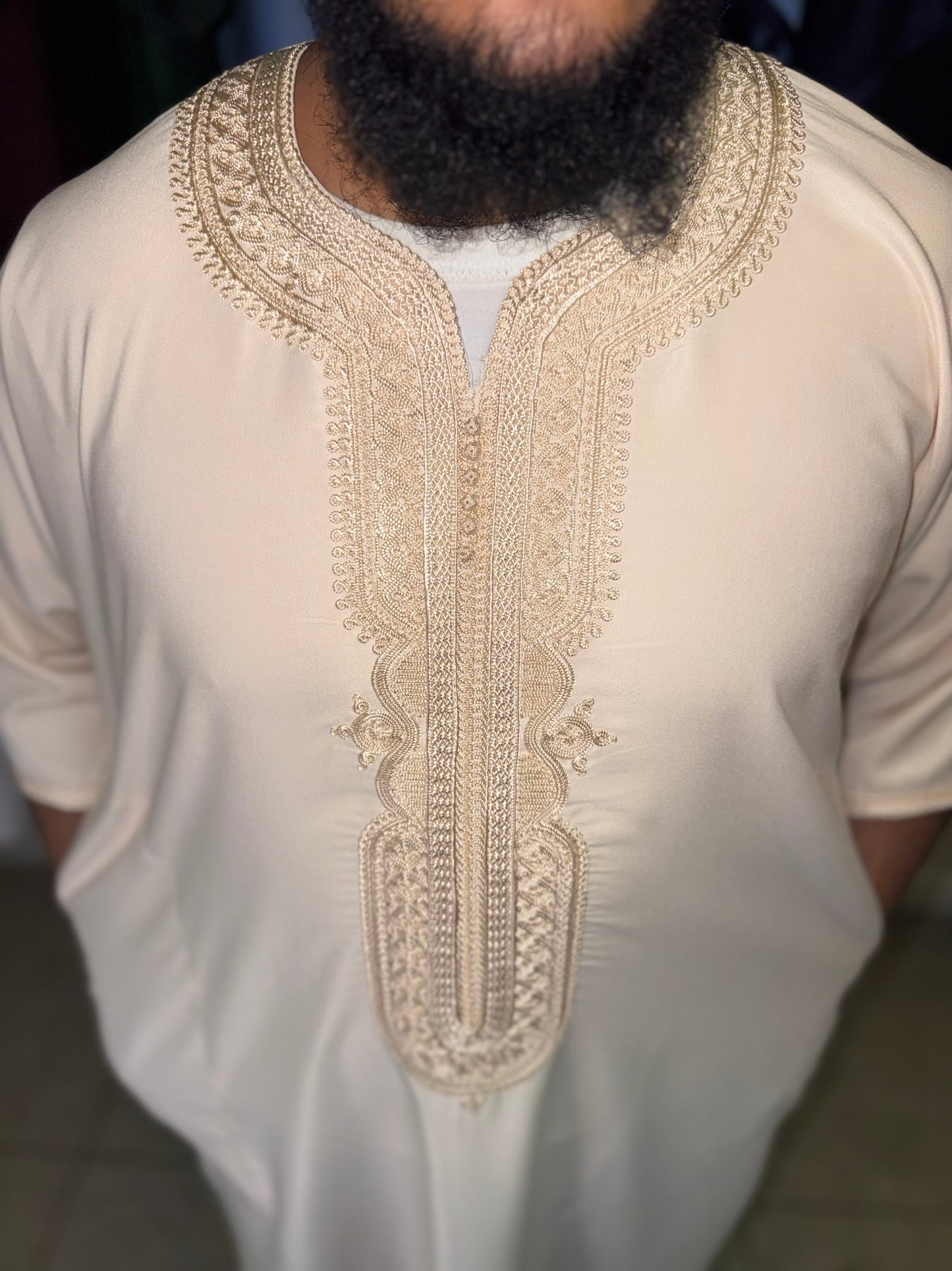 Marokkanische Gandoura-Creme