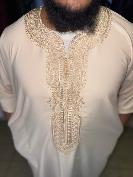 Marokkanische Gandoura-Creme