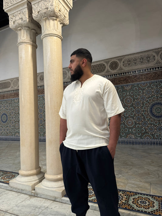 Marokkanische Tunika | Weiß