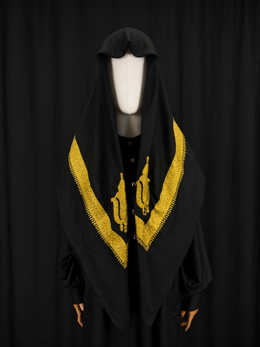 Yemeni Shemagh -Shemagh Sultan Black
