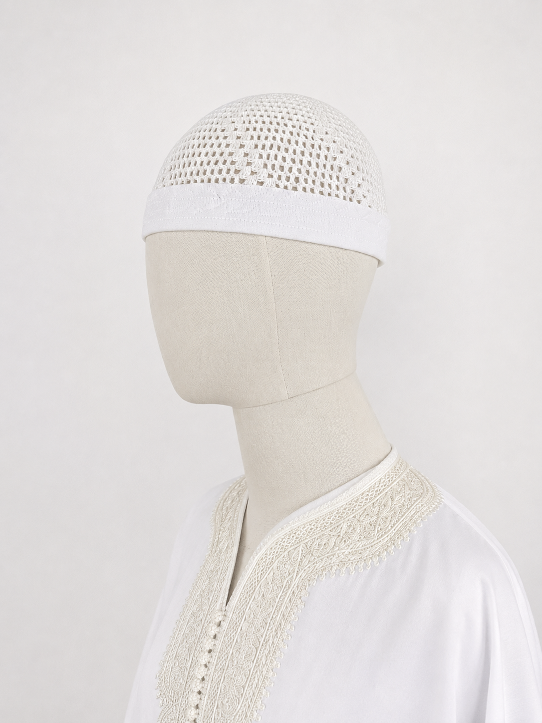 Ägyptische Kufi | Egyptian Kufi 
Weiß