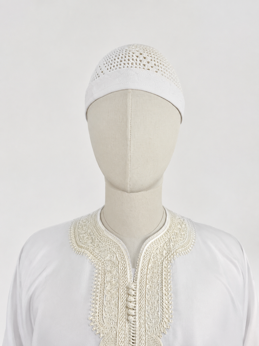 Ägyptische Kufi | Egyptian Kufi 
Weiß