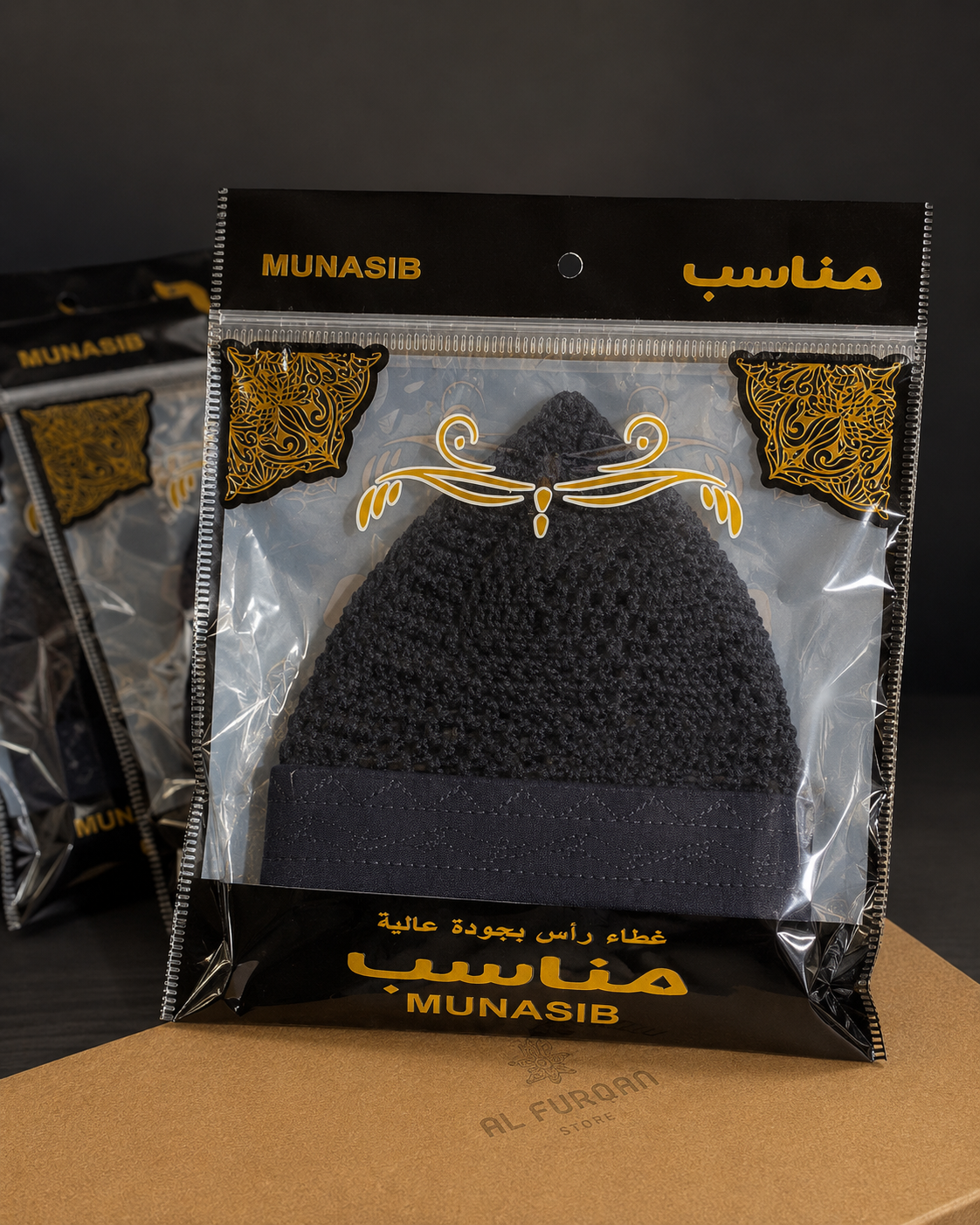 Ägyptische Kufi | Egyptian Kufi Schwarz/Gold