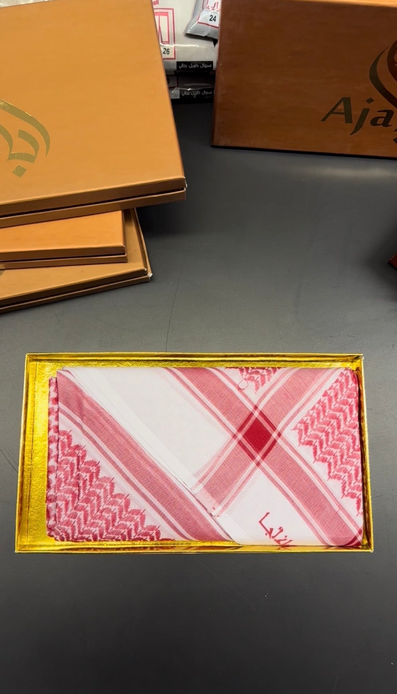 Saudi Shemagh | Rot/Weiß