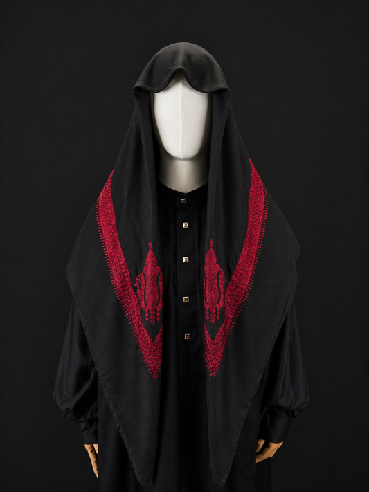 Yemeni Shemagh -    Red Obsidian