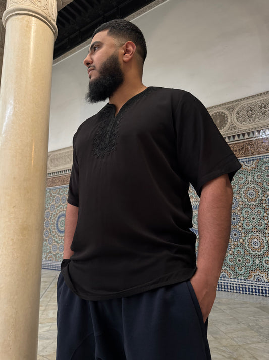 Marokkanische Tunika | Schwarz