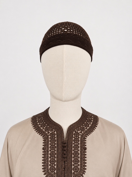 Ägyptische Kufi | Egyptian Kufi Dunkelbraun