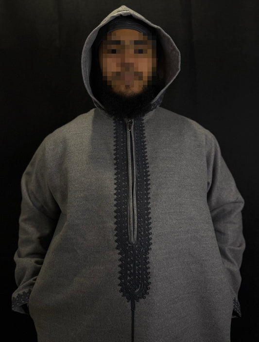 Marokkanische Djellaba |Grau